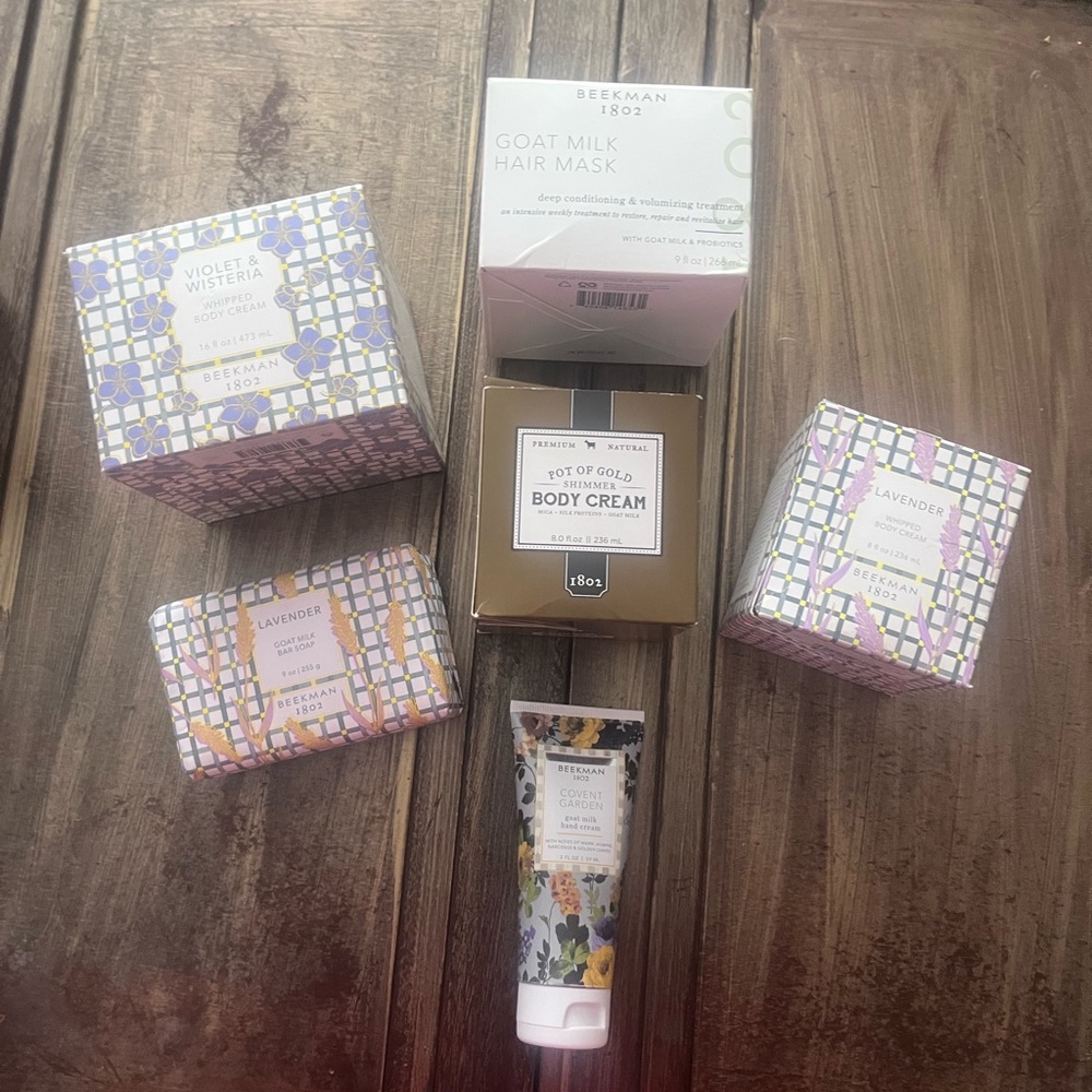 Beekman 1802 Violet & Wisteria and Lavender Body Care Collection